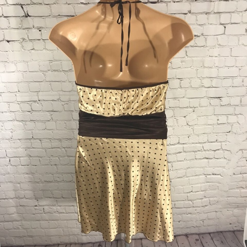 Fire Halter Vintage Mini Dress Size Large - Picture 3 of 5